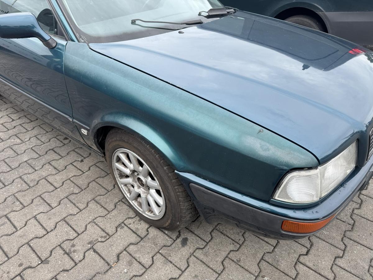Audi 80 B4 original Kotfl&uuml;gel vorn links schlecht nachlackiert Bj.1993